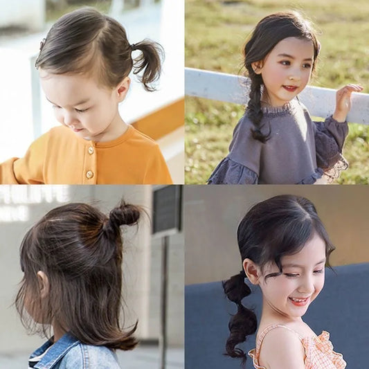 1000Pcs Colorful Disposable Hair Bands Girls Elastic Rubber Band Kids