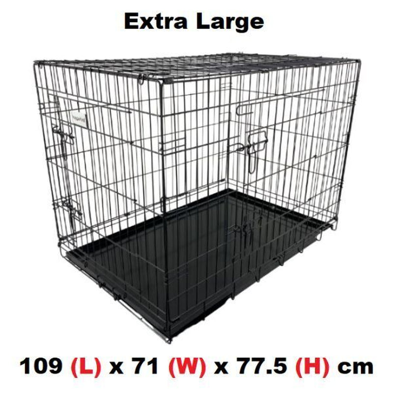 Dog Cage Puppy Training Crate Pet Carrier Small Medium Large XL XXL Metal Cages