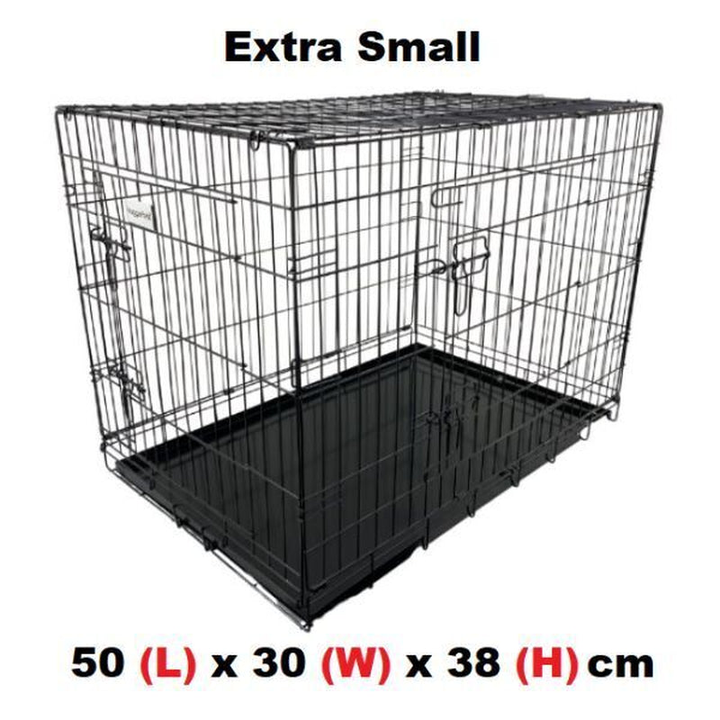 Dog Cage Puppy Training Crate Pet Carrier Small Medium Large XL XXL Metal Cages