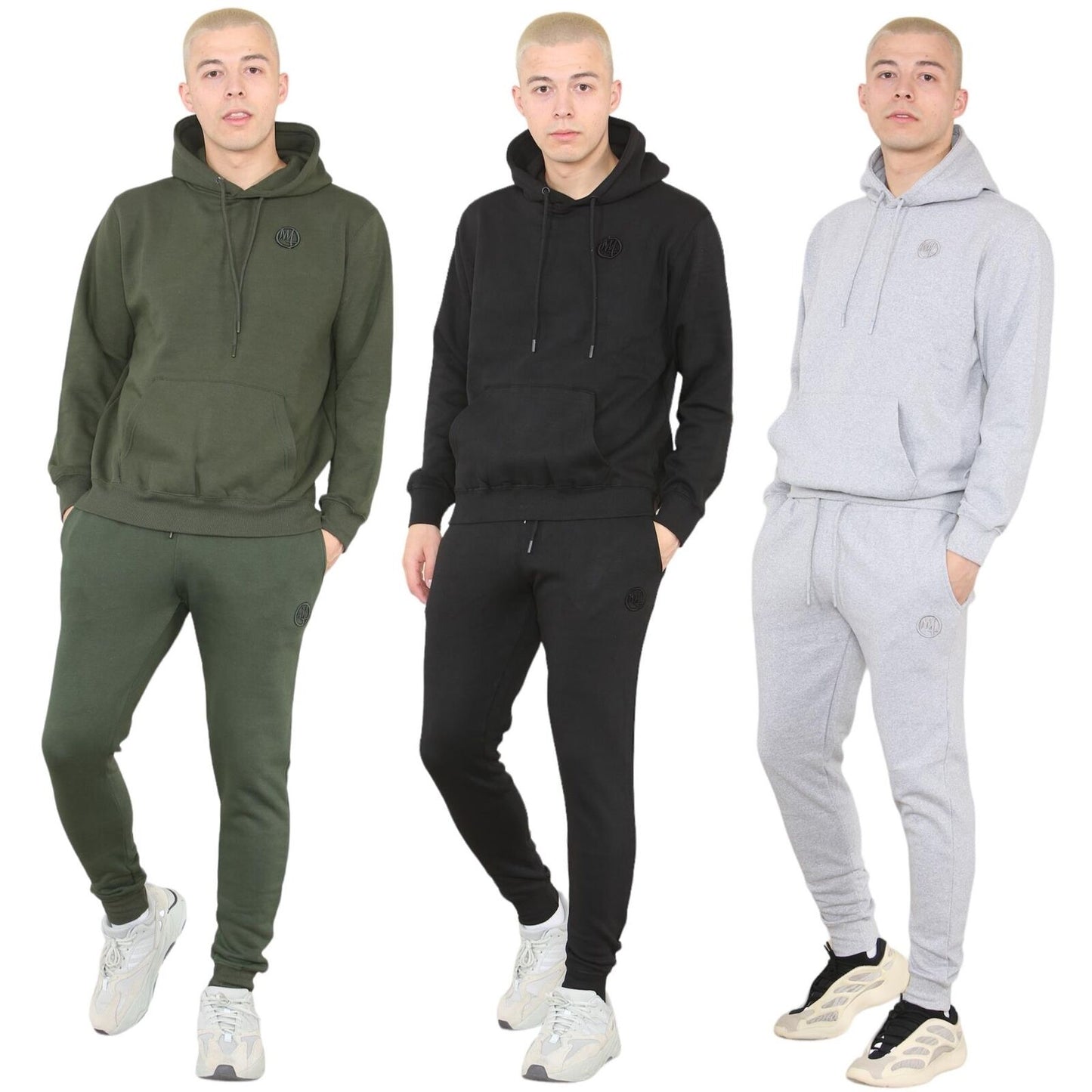 MYT Mens Pullover Tracksuit Fleece Hoodie Sweatshirt Joggers Track Pants Bottoms