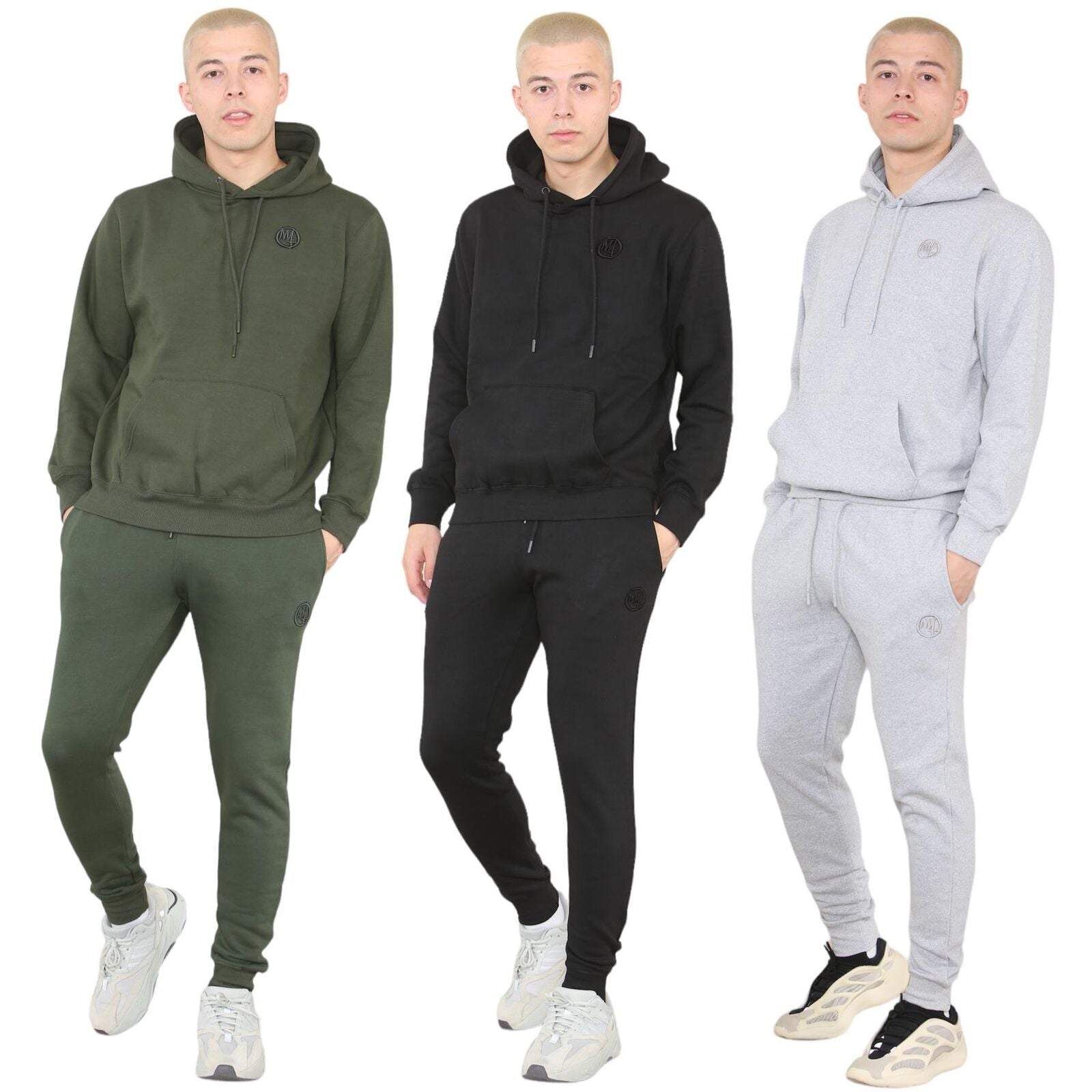 MYT Mens Pullover Tracksuit Fleece Hoodie Sweatshirt Joggers Track Pants Bottoms