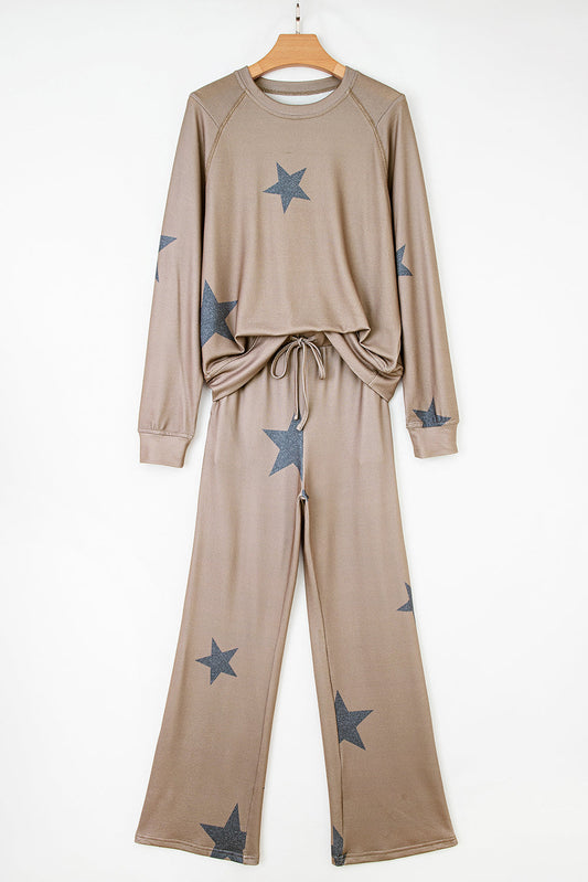 Star Top and Pants Lounge Set