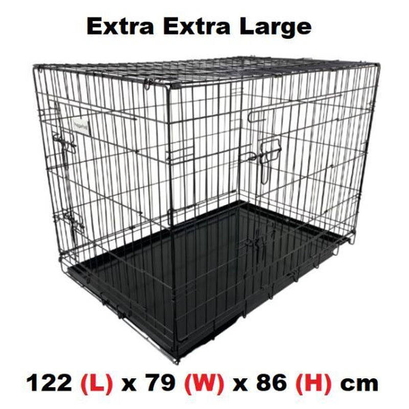 Dog Cage Puppy Training Crate Pet Carrier Small Medium Large XL XXL Metal Cages