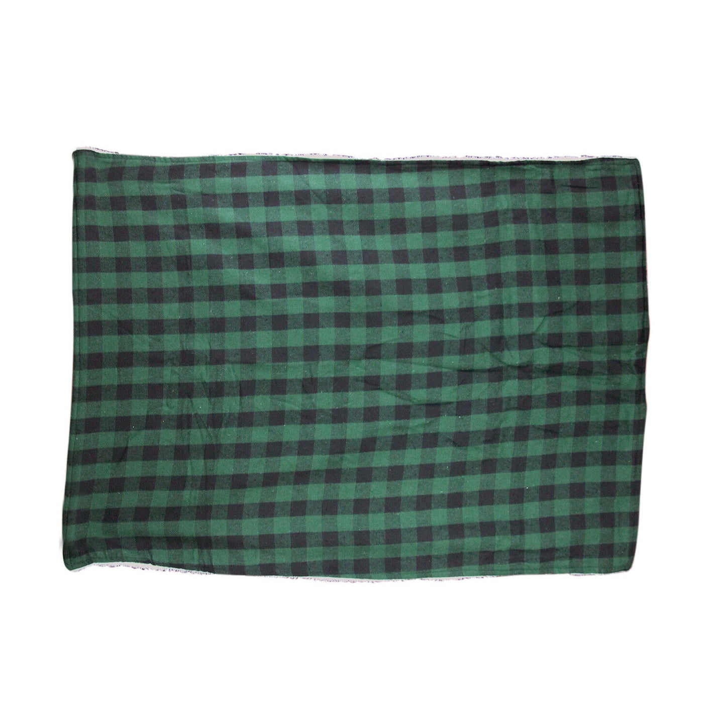 Pet Dog Bed Puppy Soft Warm Cushion Nest Basket Bed Blanket Toy Checked Medium