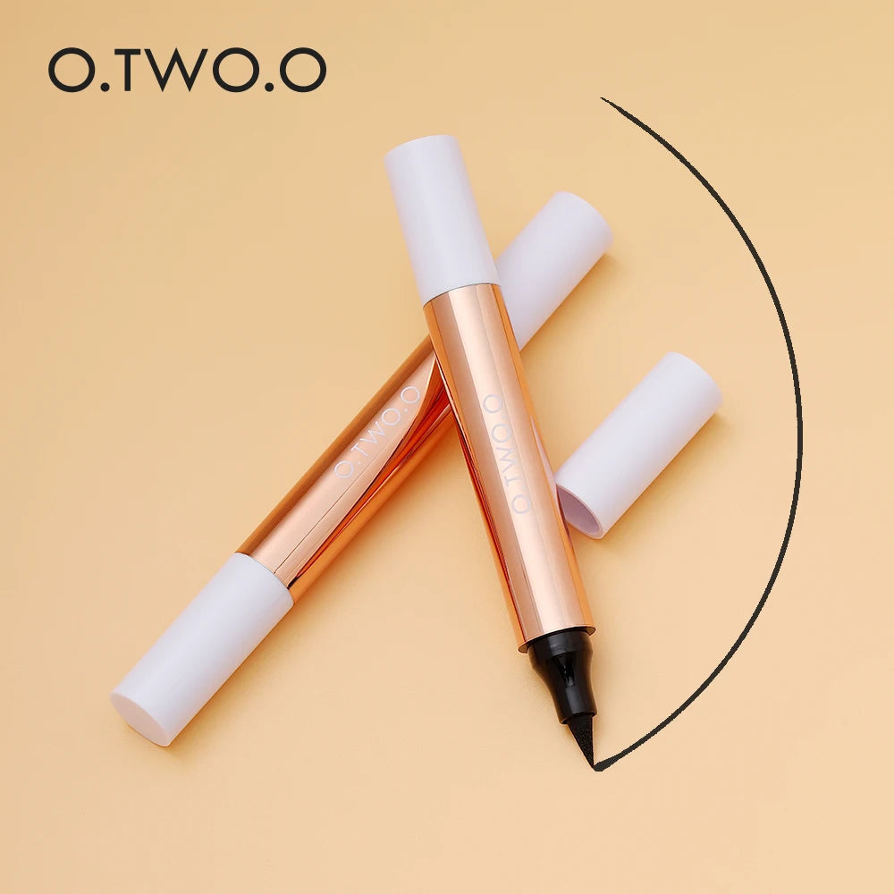 O.TWO.O Eyeliner Stamp Black Liquid Eyeliner Pen Waterproof Fast Dry