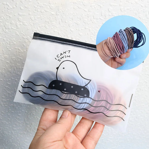 New 100PCS/Set Women 5CM Basic Nylon Elastic Hair Bands Ponytail Hair