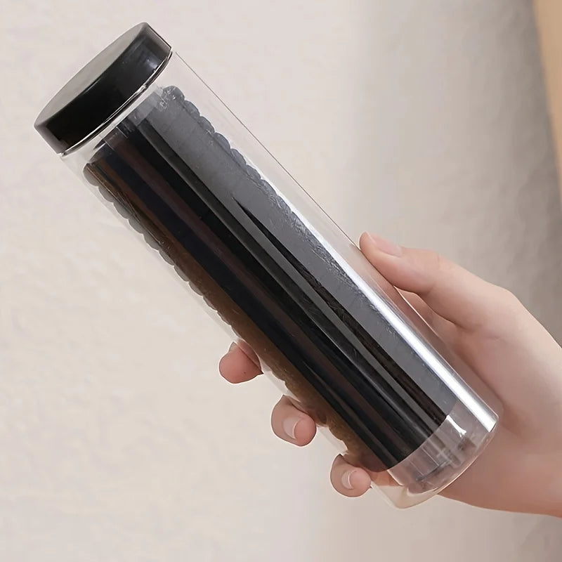 20pc Set High Elasticity Plush Fabric Hair Ties - Minimalist Style