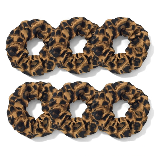 1/3/6pcs Leopard Print Scrunchies Hair Tie Rope hair Band Ponytail
