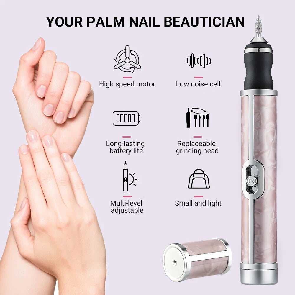20000RPM Electric Nail Polisher Rechargeable Nail Polisher Nails