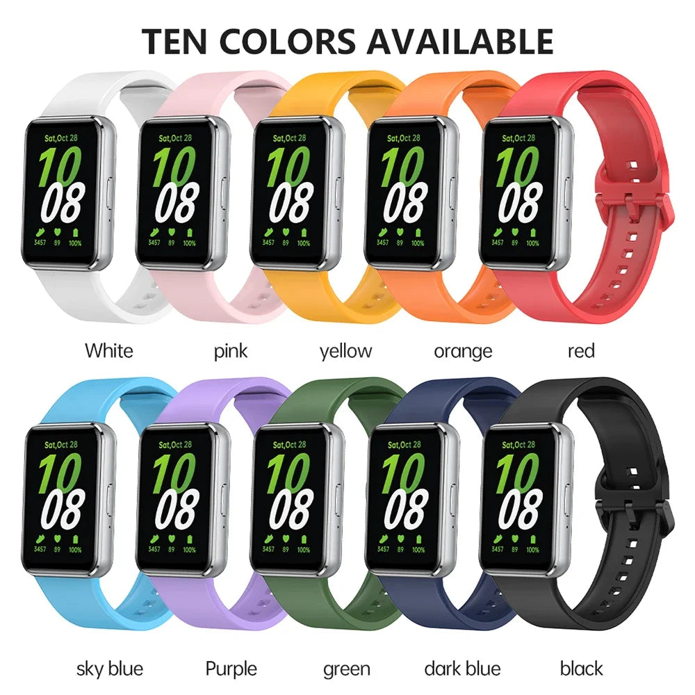 Silicone Strap For Samsung Galaxy Fit 3 Watch Bracelet Replacement