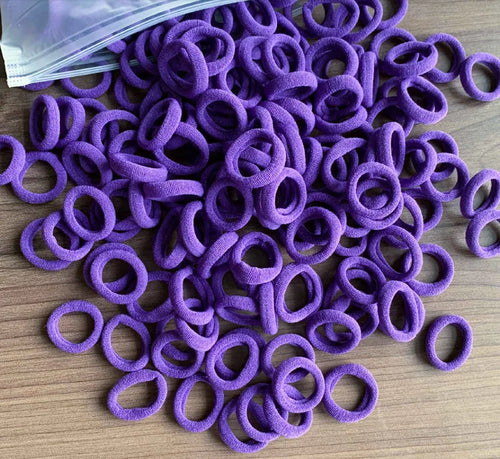 50/100Pcs Hair Bands for Children Colorful Nylon Scrunchie Hair Ties