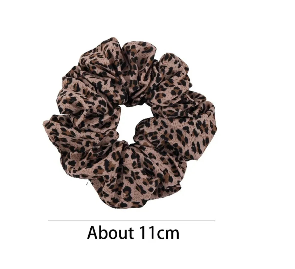 1/3/6pcs Leopard Print Scrunchies Hair Tie Rope hair Band Ponytail