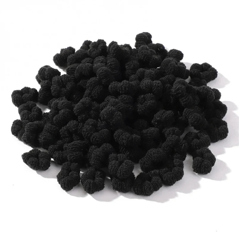 100Pcs Children Elastic Hair Bands Girls Colorful Hair Ties Ponytail