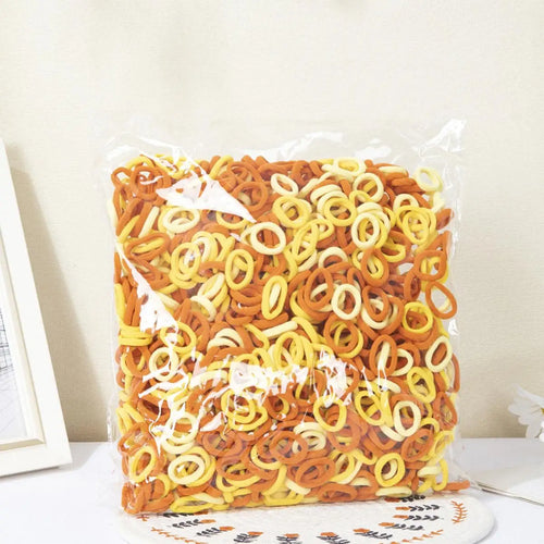 100PCS Colorful Basic Nylon Ealstic Hair Ties for Baby Girls Ponytail