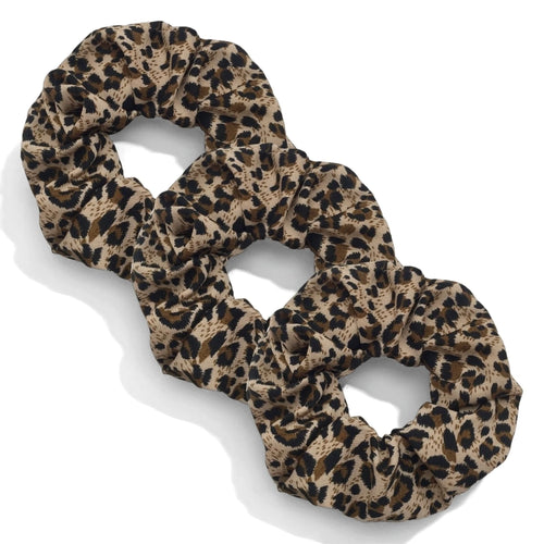 1/3/6pcs Leopard Print Scrunchies Hair Tie Rope hair Band Ponytail