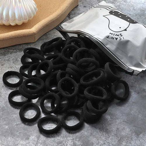 50/100Pcs Hair Bands for Children Colorful Nylon Scrunchie Hair Ties