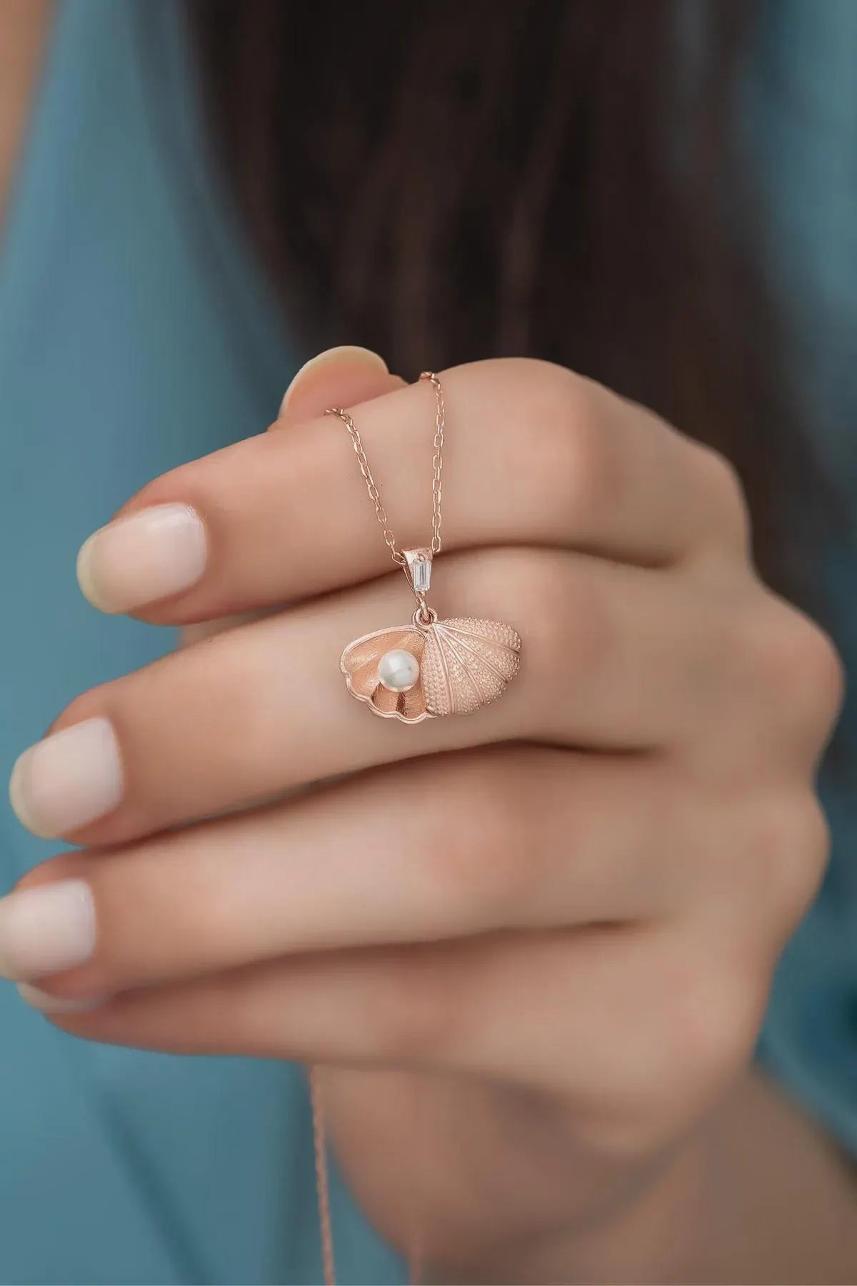 Sterling Silver Pearl Pendant Necklace Elegant Bridal Jewelry