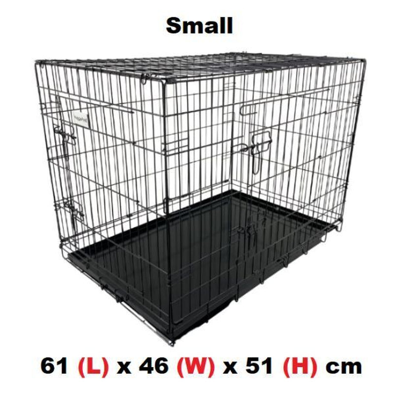 Dog Cage Puppy Training Crate Pet Carrier Small Medium Large XL XXL Metal Cages