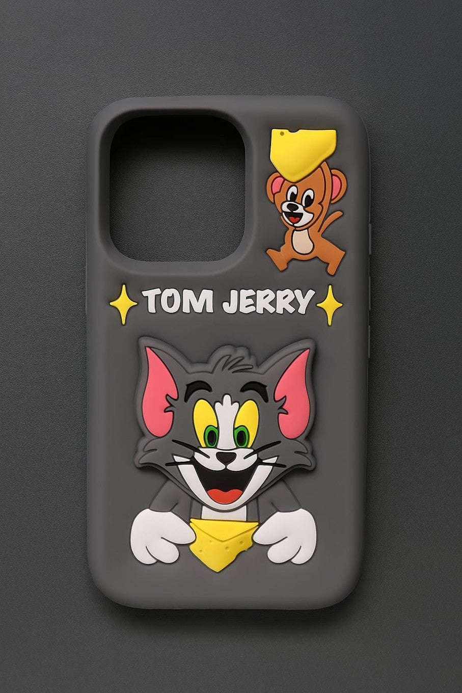 Iphone 16 - Tom and Jerry Cartoon Cheese Lovers Soft Phone Case