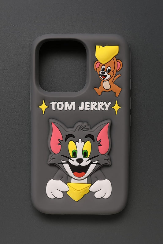 Iphone 16 - Tom and Jerry Cartoon Cheese Lovers Soft Phone Case