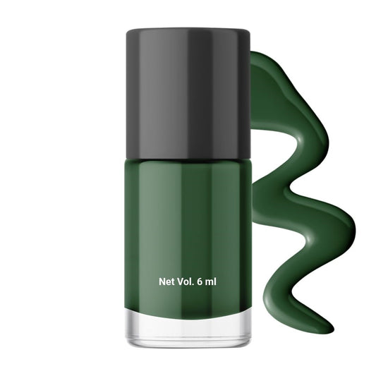 Long Lasting Glossy FinishNail Paint | Moss Green -6Ml